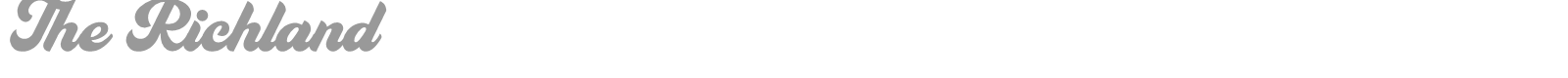 The Richland font preview